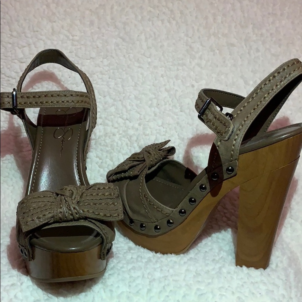 JESSICA SIMPSON HEELS/ WEDGES